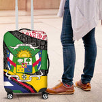 Central African Republic Luggage Cover Multicolor Tribal Design - African Pride