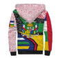 Central African Republic Sherpa Hoodie Multicolor Tribal Design - African Pride