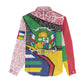 Central African Republic Women Casual Shirt Multicolor Tribal Design - African Pride