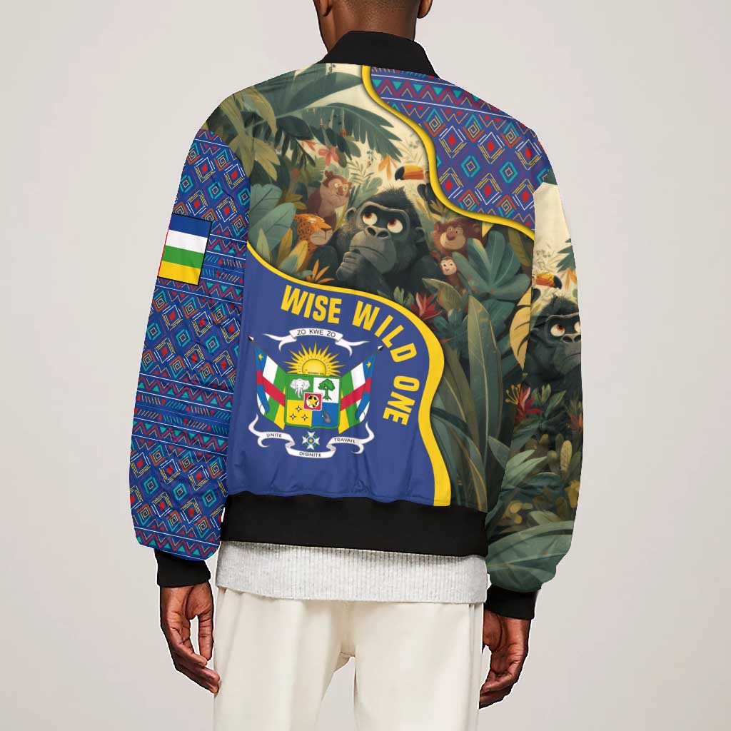 Central African Republic Bomber Jacket Jungle Animal - African Pride