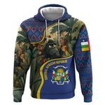 Central African Republic Hoodie Jungle Animal - African Pride