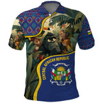 Central African Republic Polo Shirt Jungle Animal - African Pride