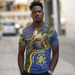 Central African Republic Polo Shirt Jungle Animal - African Pride