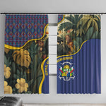 Central African Republic Window Curtain Jungle Animal - African Pride