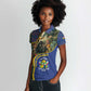 Central African Republic Women Polo Shirt Jungle Animal - African Pride