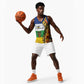 Central African Republic Basketball Jersey Baobab and Flag TS04