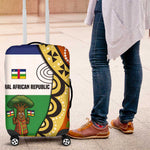 Central African Republic Luggage Cover Baobab and Flag - African Pride