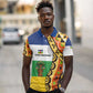 Central African Republic Polo Shirt Baobab and Flag - African Pride