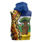 Central African Republic Sleeveless Hoodie Baobab and Flag - African Pride