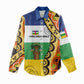 Central African Republic Women Casual Shirt Baobab and Flag - African Pride