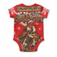 Bill Pickett Christmas Cowboy Baby Onesie Snowy Winter Western Rodeo Horse Rider Art
