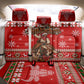 Bill Pickett Christmas Cowboy Back Car Seat Cover Snowy Winter Western Rodeo Horse Rider Art