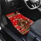Bill Pickett Christmas Cowboy Car Mats Snowy Winter Western Rodeo Horse Rider Art