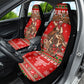 Bill Pickett Christmas Cowboy Car Seat Cover Snowy Winter Western Rodeo Horse Rider Art