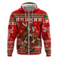 Bill Pickett Christmas Cowboy Hoodie Snowy Winter Western Rodeo Horse Rider Art
