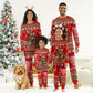Bill Pickett Christmas Cowboy Christmas Pajama Set Snowy Winter Western Rodeo Horse Rider Art
