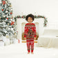 Bill Pickett Christmas Cowboy Christmas Pajama Set Snowy Winter Western Rodeo Horse Rider Art