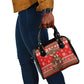 Bill Pickett Christmas Cowboy Shoulder Handbag Snowy Winter Western Rodeo Horse Rider Art