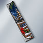 Bill Pickett Christmas Bull Rider Auto Sun Shade Snowy Winter Western Rodeo Night Art