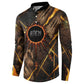 Aten Button Sweatshirt Ancient Egyptian Cracked Stone Hieroglyph, Solar Eclipse Emblem, and Radiant Sunburst