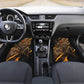 Aten Car Mats Ancient Egyptian Cracked Stone Hieroglyph, Solar Eclipse Emblem, and Radiant Sunburst - African Pride