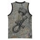 Aten Ancient Egyptian Basketball Jersey with Gray Astronomical Chart, Radiant Sun Disc Emblem, and Ankh - African Pride