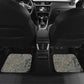 Aten Ancient Egyptian Car Mats with Gray Astronomical Chart, Radiant Sun Disc Emblem, and Ankh - African Pride