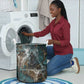 Atum Laundry Basket Ancient Egyptian Teal Marble Smoke, Solar Barque Crown, Creator Deity Statue - African Pride