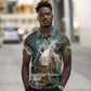 Atum Polo Shirt Ancient Egyptian Teal Marble Smoke, Solar Barque Crown, Creator Deity Statue - African Pride
