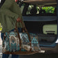 Atum Travel Bag Ancient Egyptian Teal Marble Smoke, Solar Barque Crown, Creator Deity Statue - African Pride