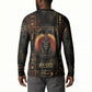 Atum Ancient Egyptian Button Sweatshirt with Dark Hieroglyph Grid, Ouroboros Serpent Ring and The Final Serpent