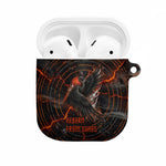 Bennu AirPods Case Ancient Egyptian Lava Crack Texture, Phoenix Firebird and Reborn from Chaos - African Pride
