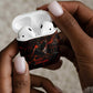 Bennu AirPods Case Ancient Egyptian Lava Crack Texture, Phoenix Firebird and Reborn from Chaos - African Pride