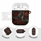 Bennu AirPods Case Ancient Egyptian Lava Crack Texture, Phoenix Firebird and Reborn from Chaos - African Pride