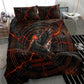 Bennu Bedding Set Ancient Egyptian Lava Crack Texture, Phoenix Firebird and Reborn from Chaos - African Pride