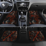 Bennu Car Mats Ancient Egyptian Lava Crack Texture, Phoenix Firebird and Reborn from Chaos - African Pride