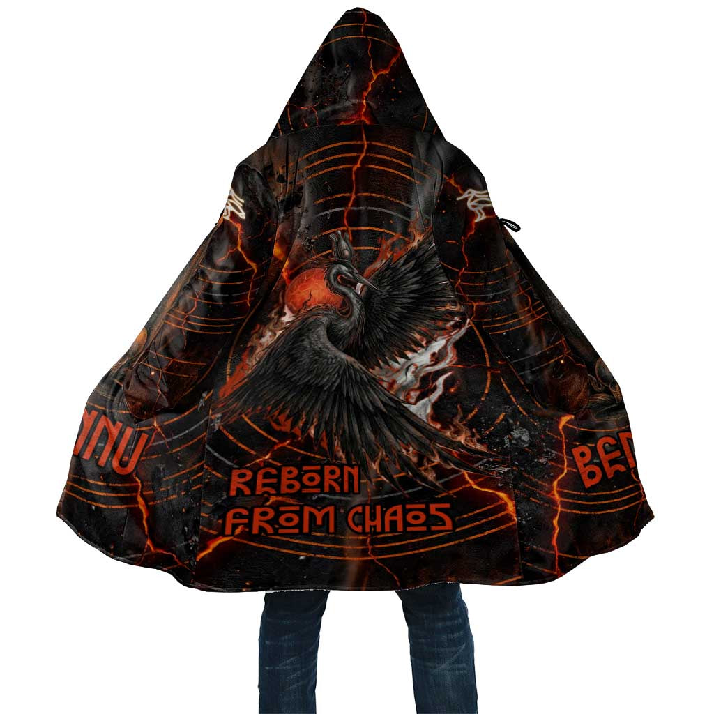Bennu Cloak Ancient Egyptian Lava Crack Texture, Phoenix Firebird and Reborn from Chaos - African Pride