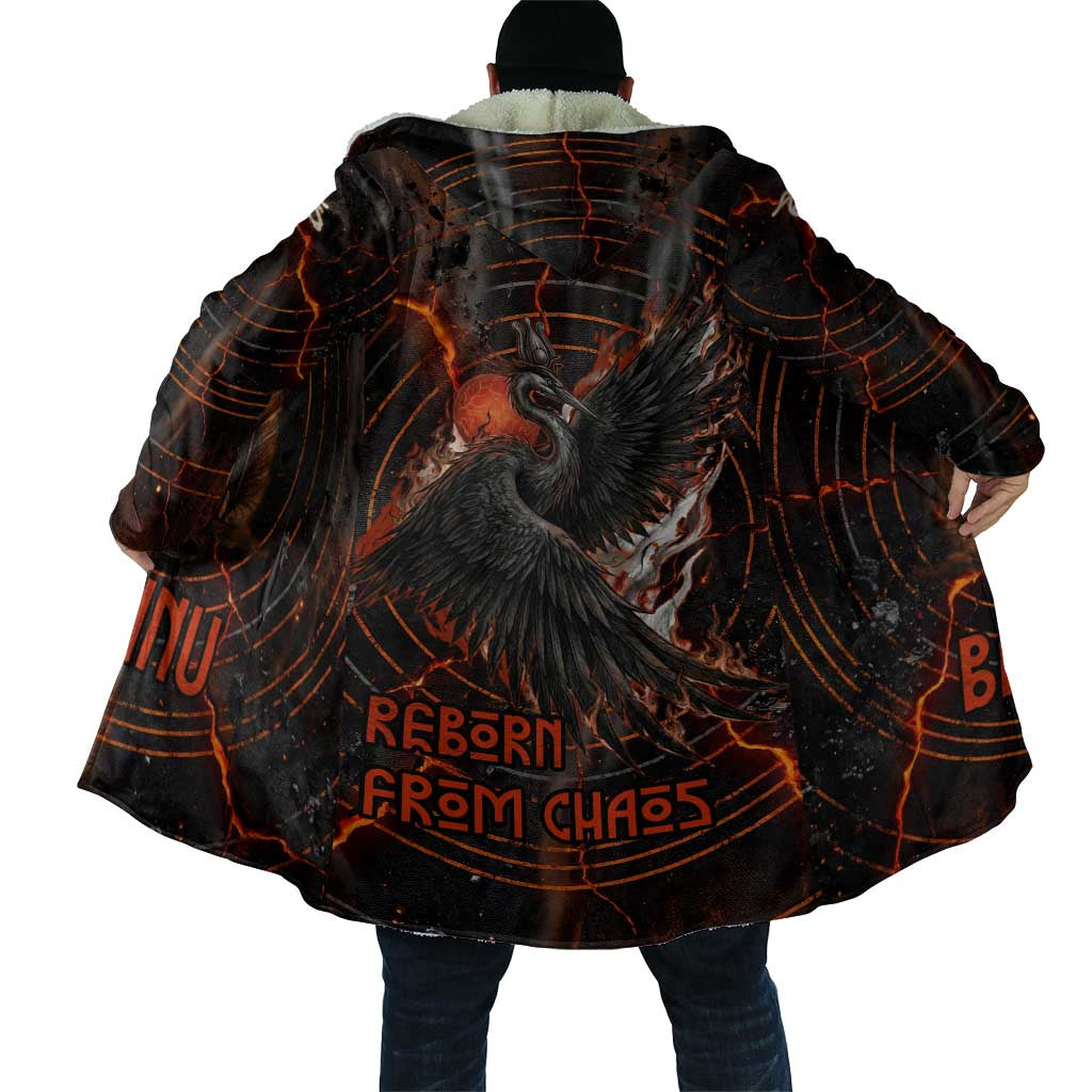 Bennu Cloak Ancient Egyptian Lava Crack Texture, Phoenix Firebird and Reborn from Chaos - African Pride