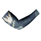 Bennu Ancient Egyptian Arm Sleeves with Deep Blue Ink Wash, Winged Bennu Bird and Soul of Ra - African Pride