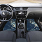 Bennu Ancient Egyptian Car Mats with Deep Blue Ink Wash, Winged Bennu Bird and Soul of Ra - African Pride