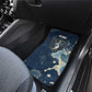 Bennu Ancient Egyptian Car Mats with Deep Blue Ink Wash, Winged Bennu Bird and Soul of Ra - African Pride