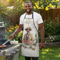 Bass Reeves Christmas Apron Old West Deputy Lawman Pine Branch Winter Holiday
