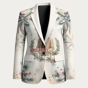 Bass Reeves Christmas Blazer Old West Deputy Lawman Pine Branch Winter Holiday