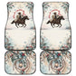 Bass Reeves Christmas Car Mats Old West Deputy Lawman Pine Branch Winter Holiday