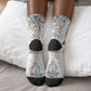 Bass Reeves Christmas Crew Socks Old West Deputy Lawman Pine Branch Winter Holiday