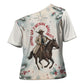 Bass Reeves Christmas Cross Shoulder Shirt Old West Deputy Lawman Pine Branch Winter Holiday
