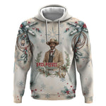 Bass Reeves Christmas Hoodie Old West Deputy Lawman Pine Branch Winter Holiday