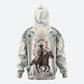 Bass Reeves Christmas Hoodie Old West Deputy Lawman Pine Branch Winter Holiday