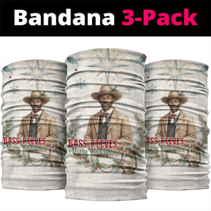 Bass Reeves Christmas Neck Gaiter Old West Deputy Lawman Pine Branch Winter Holiday
