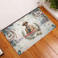 Bass Reeves Christmas Rubber Doormat Old West Deputy Lawman Pine Branch Winter Holiday